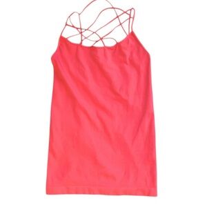 Nikibiki Triple Cross Seamless‎ Tank Top Womens Womens One Size Pink